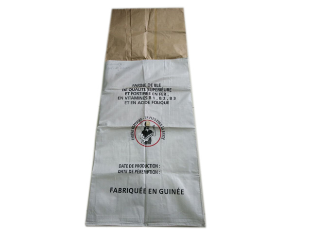 The export of Guinea flour paper plastic bag